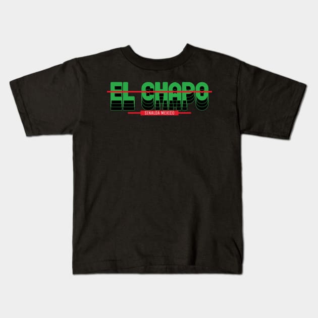 EL CHAPO T-SHIRT Kids T-Shirt by Cult Classics